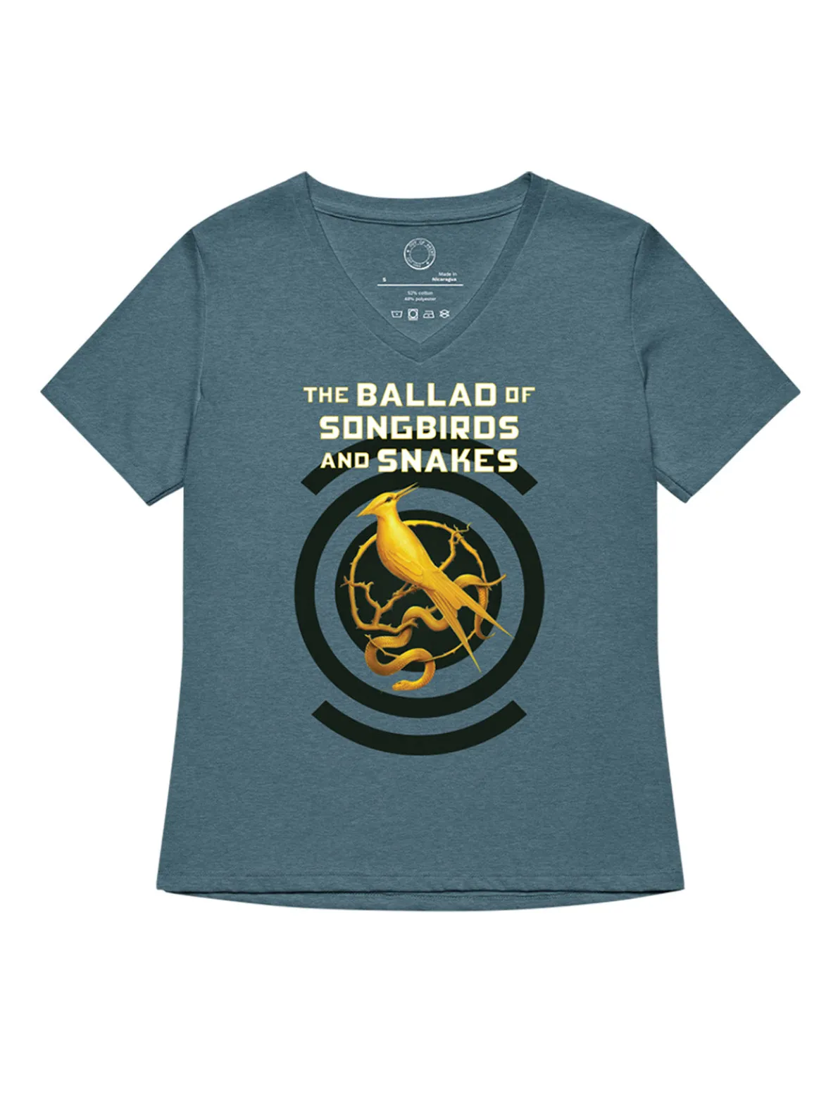 Hunger Games: The Ballad of Songbirds and Snakes Women's V-Neck T-Shirt (Print Shop)