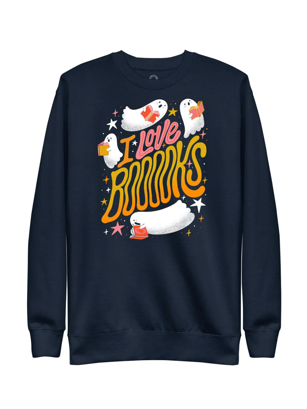 I Love Booooks Unisex Sweatshirt (Print Shop)