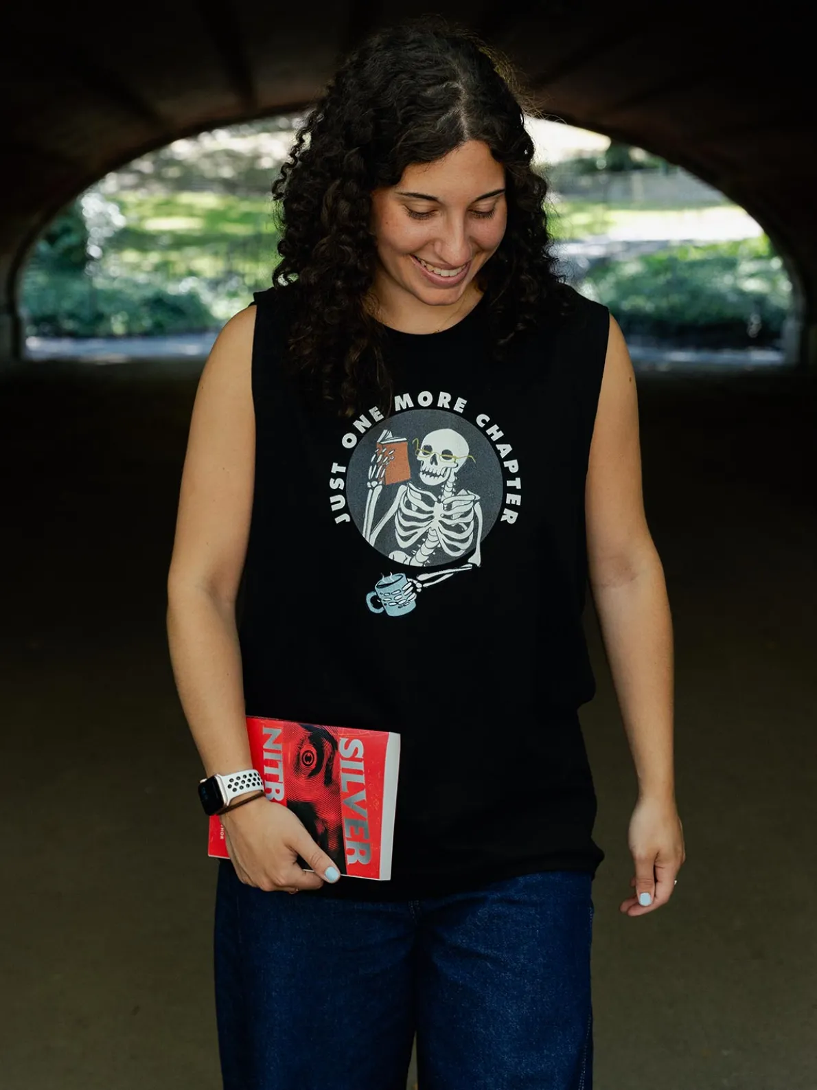 Just One More Chapter Unisex Tank Top (Print Shop)