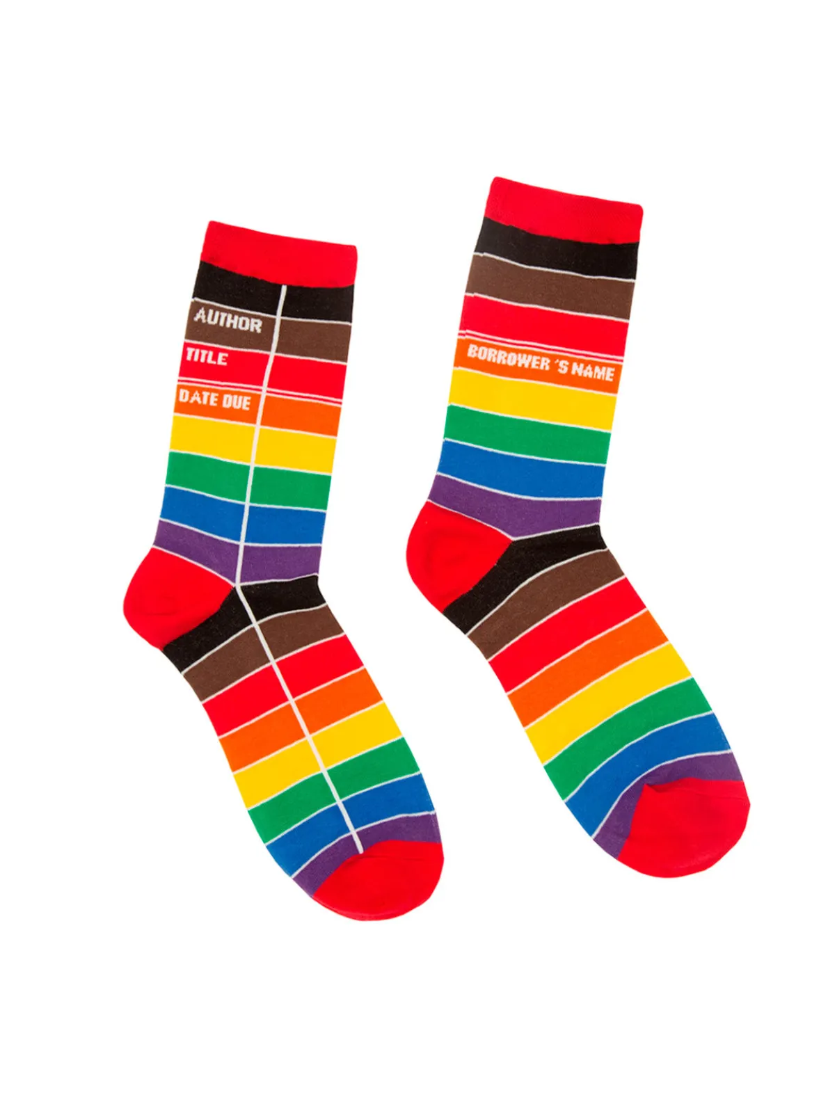 Library Card: Pride socks