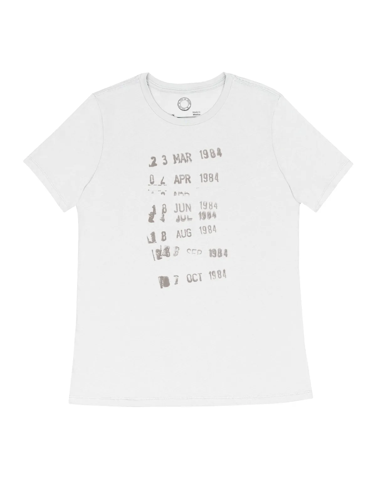 Library Stamp – Women's Crew T-Shirt (Print Shop)