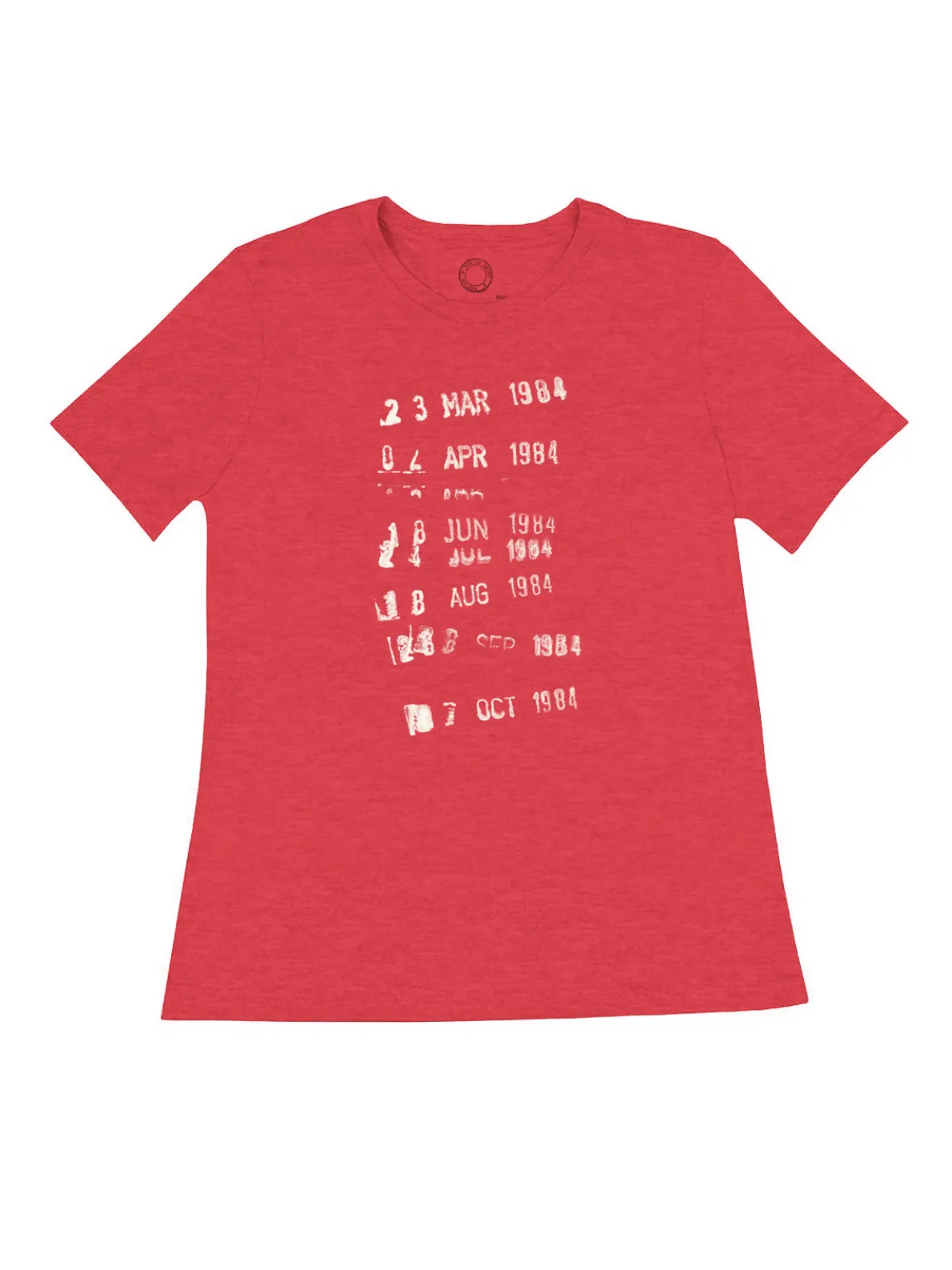 Library Stamp – Women's Crew T-Shirt (Print Shop)