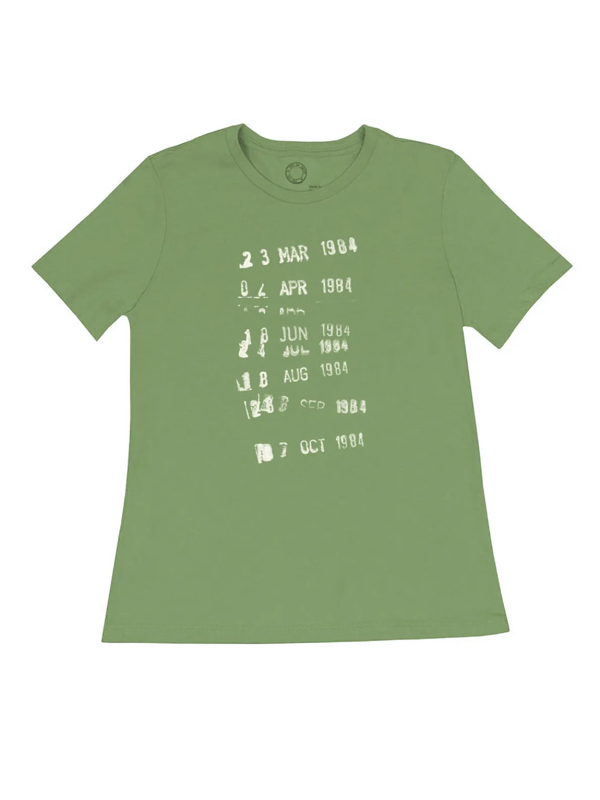 Library Stamp – Women's Crew T-Shirt (Print Shop)