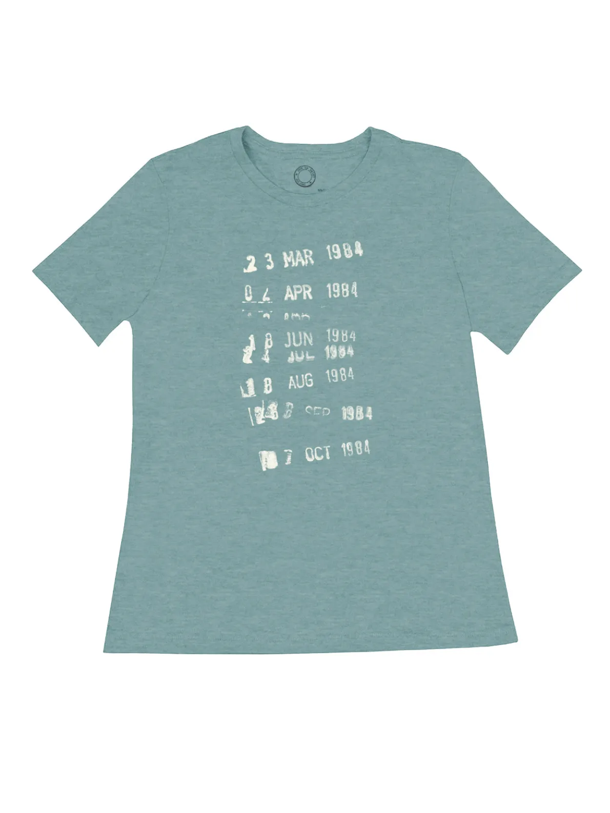 Library Stamp – Women's Crew T-Shirt (Print Shop)
