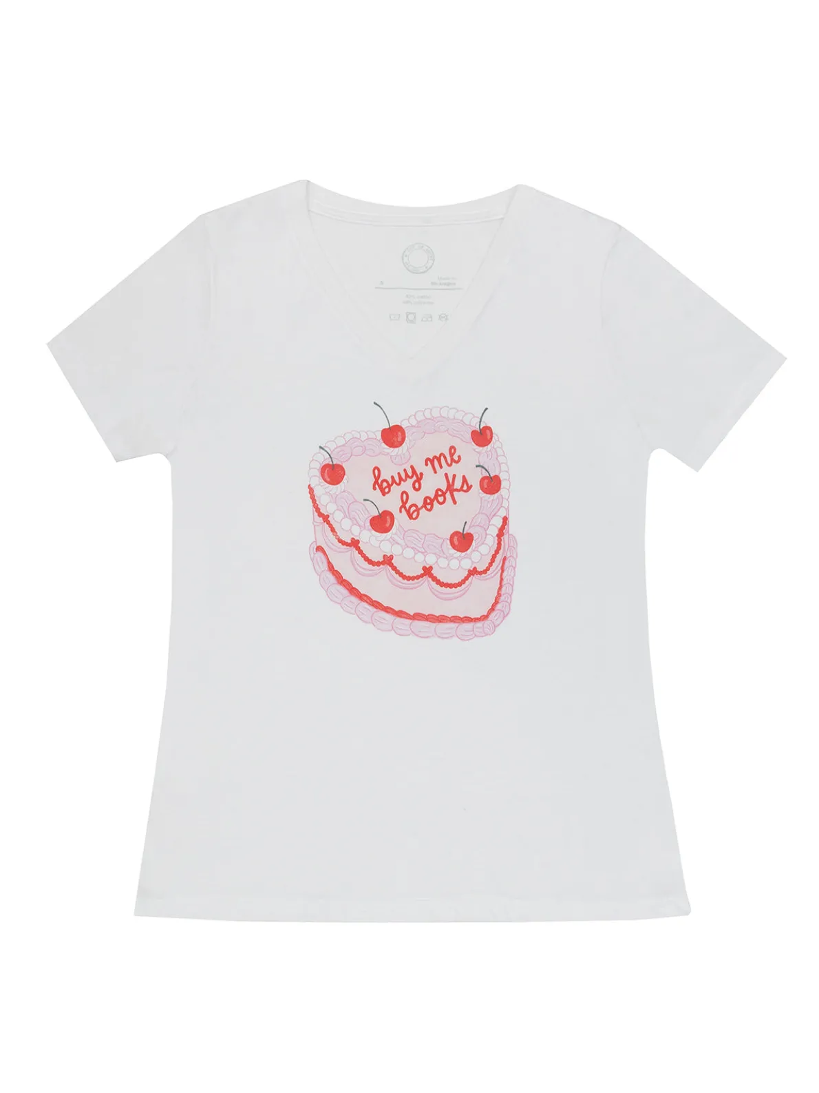 Literary Patisserie Women's V-Neck T-Shirt (Print Shop)