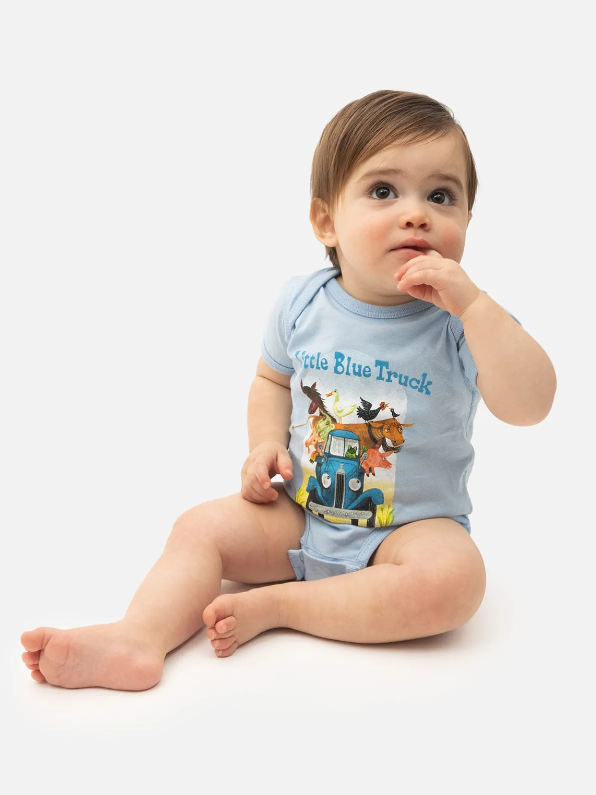 Little Blue Truck baby bodysuit