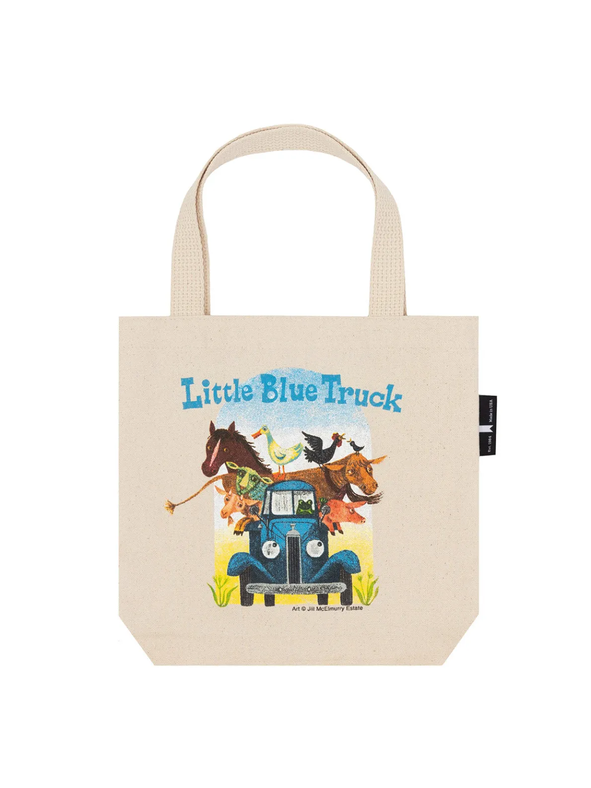 Little Blue Truck mini tote bag