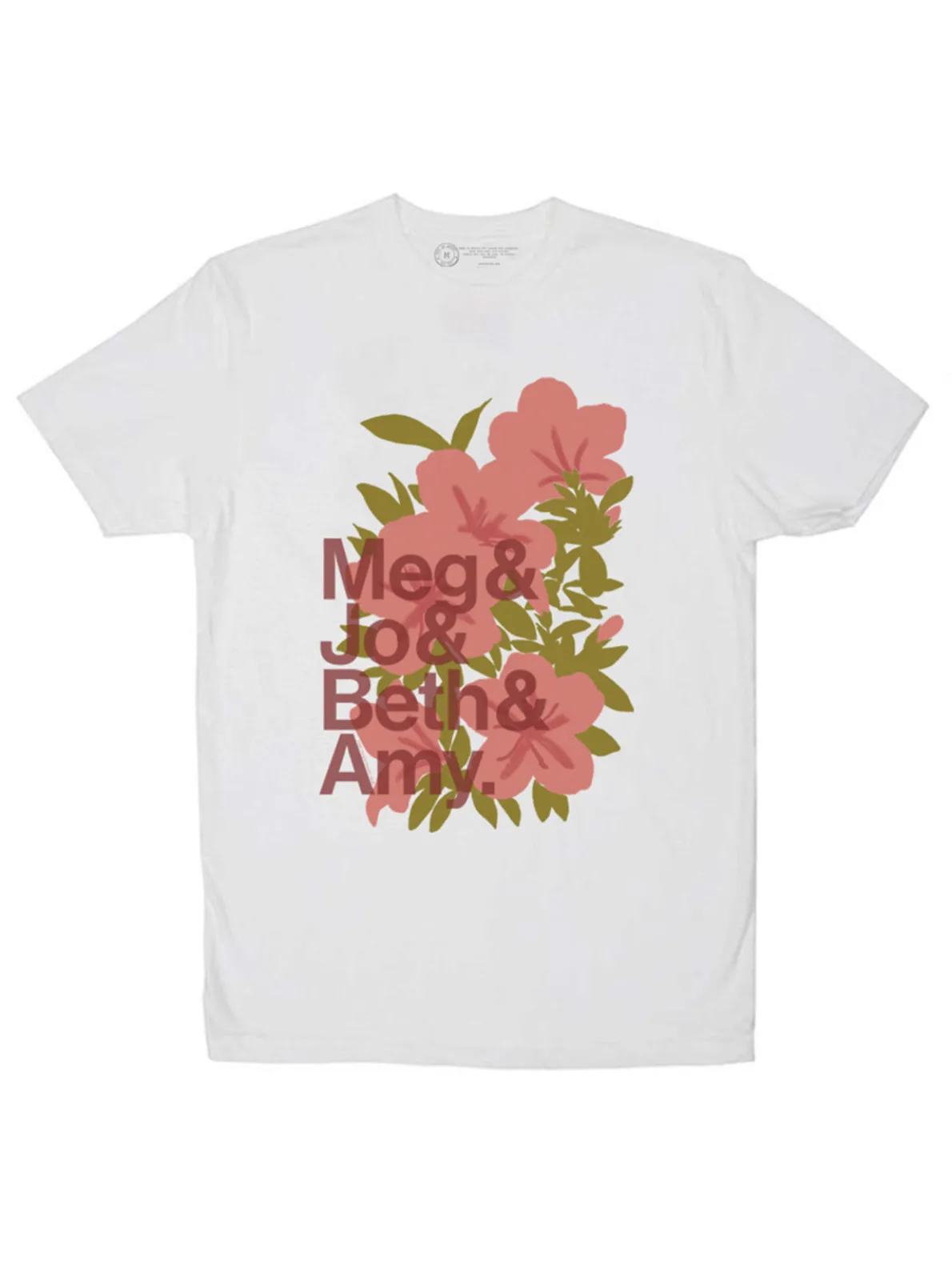 Little Women Character Names Unisex T-Shirt (Print Shop)