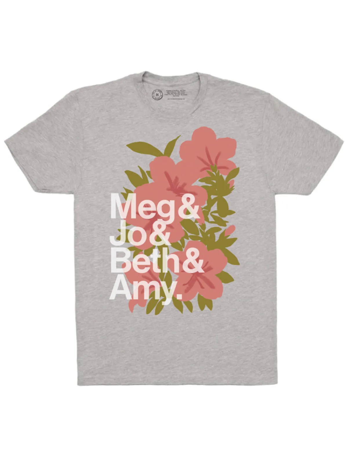 Little Women Character Names Unisex T-Shirt (Print Shop)