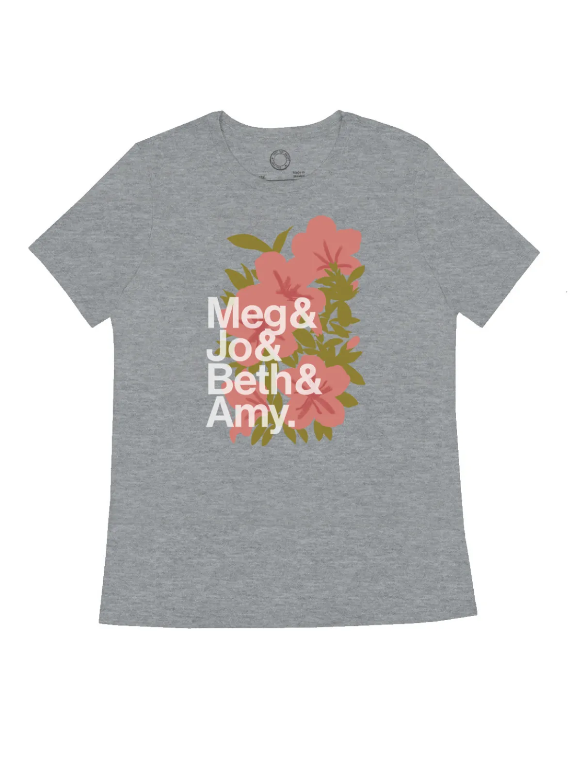 Little Women Character Names – Women's Crew T-Shirt (Print Shop)