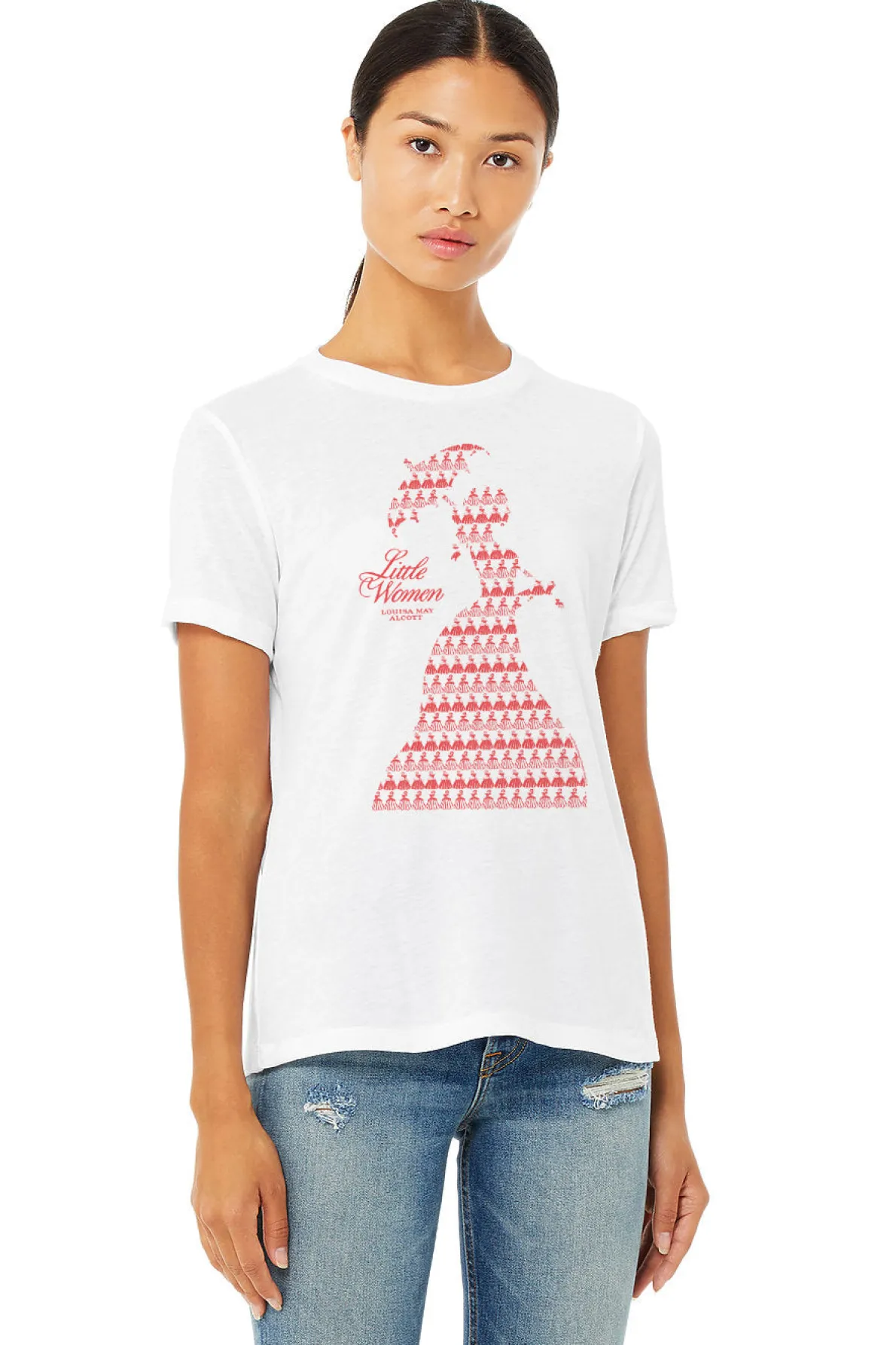 Little Women Pattern – Women's Crew T-Shirt (Print Shop)