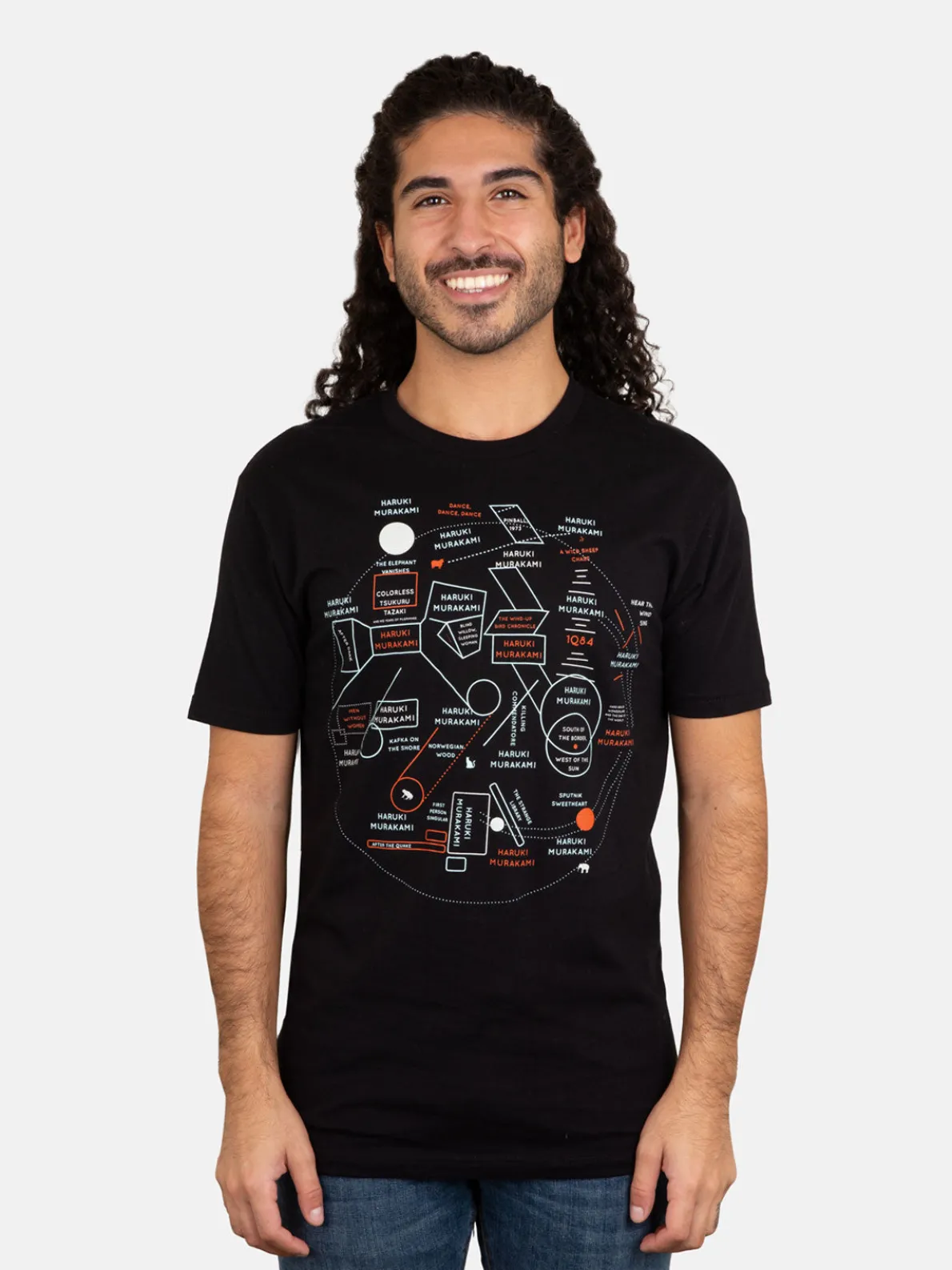 Murakami Novels Map Unisex T-Shirt