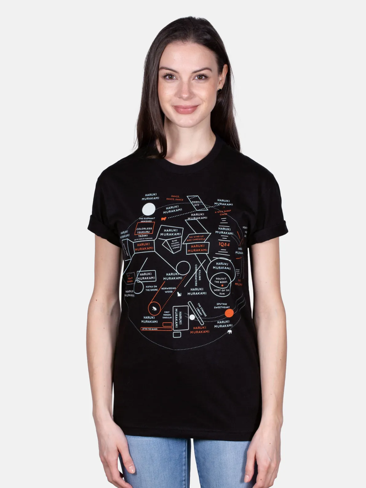 Murakami Novels Map Unisex T-Shirt