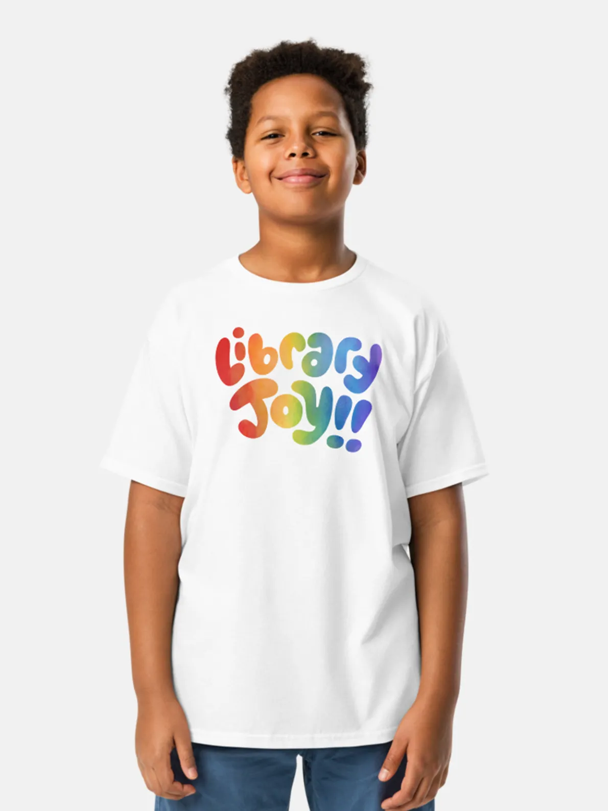 Mychal Threets: Library Joy Youth T-Shirt (Print Shop)