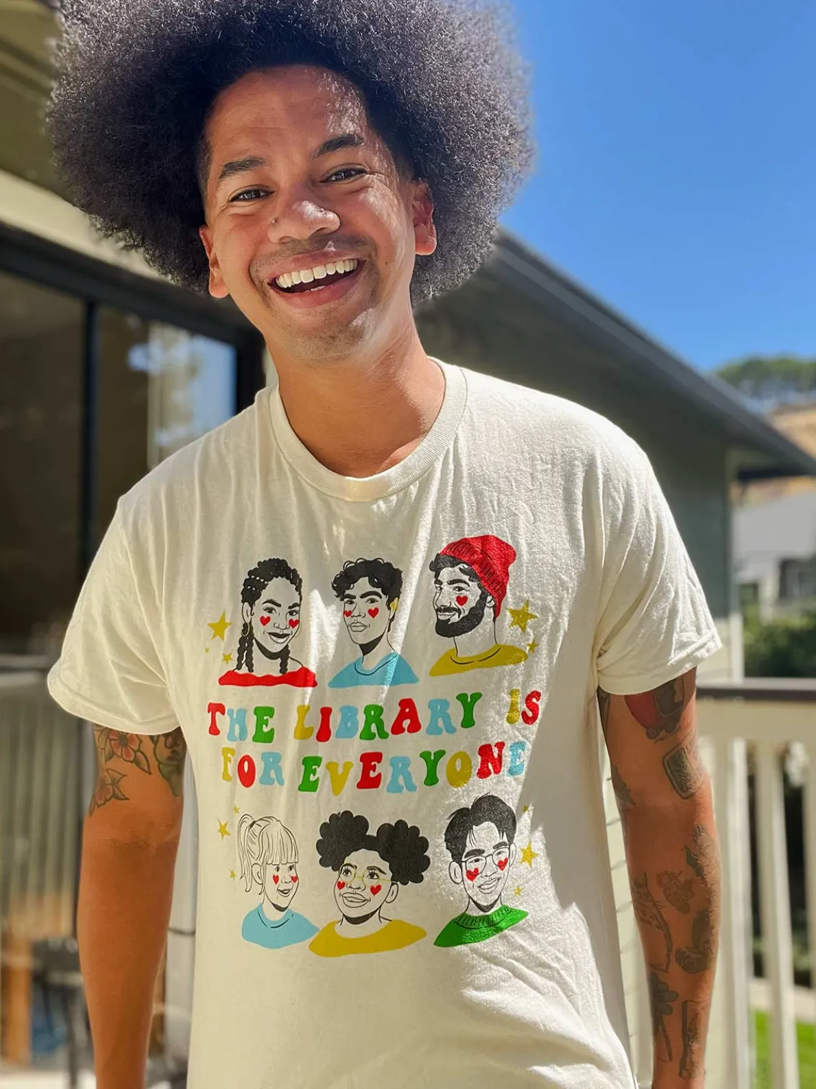 Mychal Threets: The Library is for Everyone Unisex T-Shirt