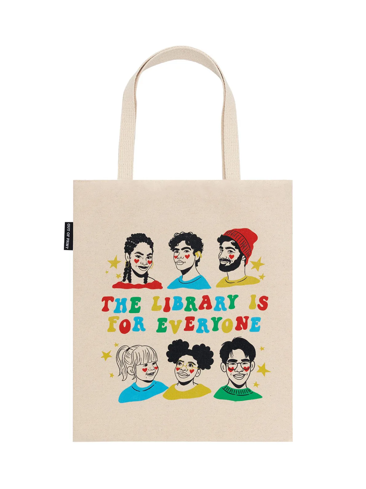 Mychal Threets: The Library is for Everyone tote bag