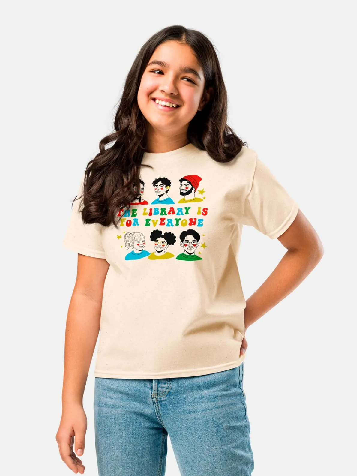 Mychal Threets: The Library is for Everyone Youth T-Shirt (Print Shop)