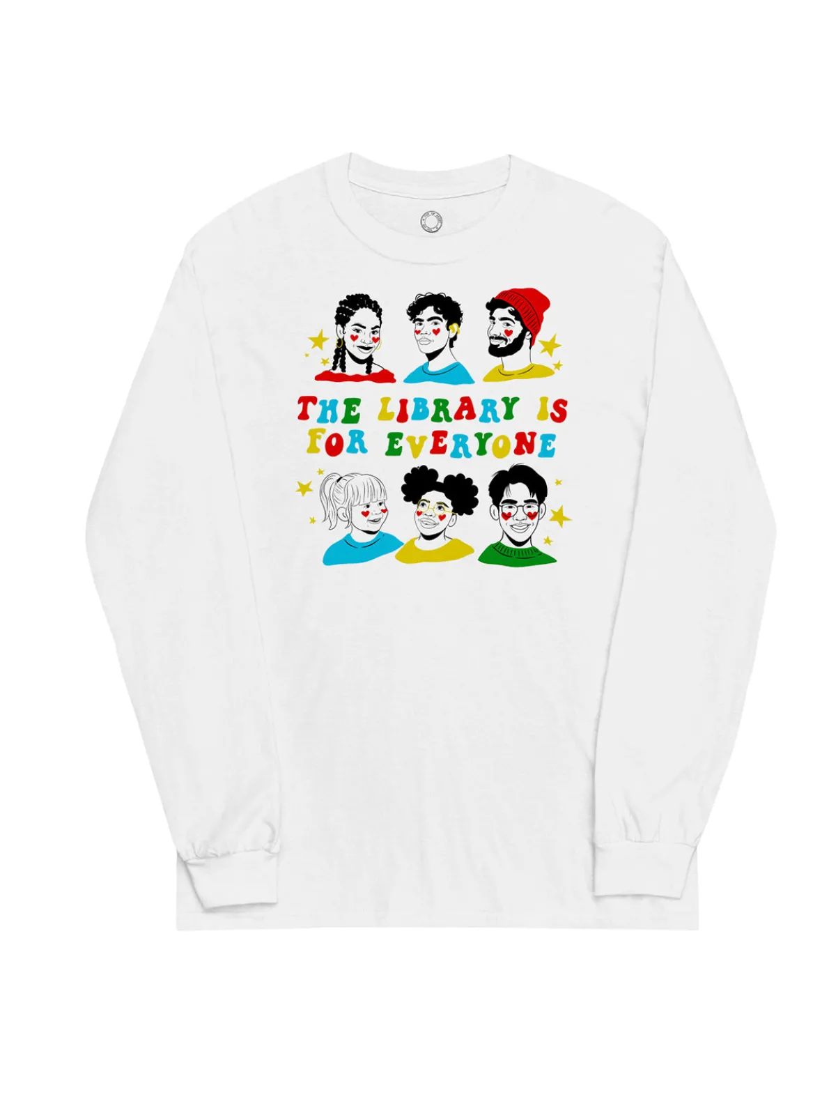 Mychal Threets: The Library is for Everyone Unisex Long Sleeve