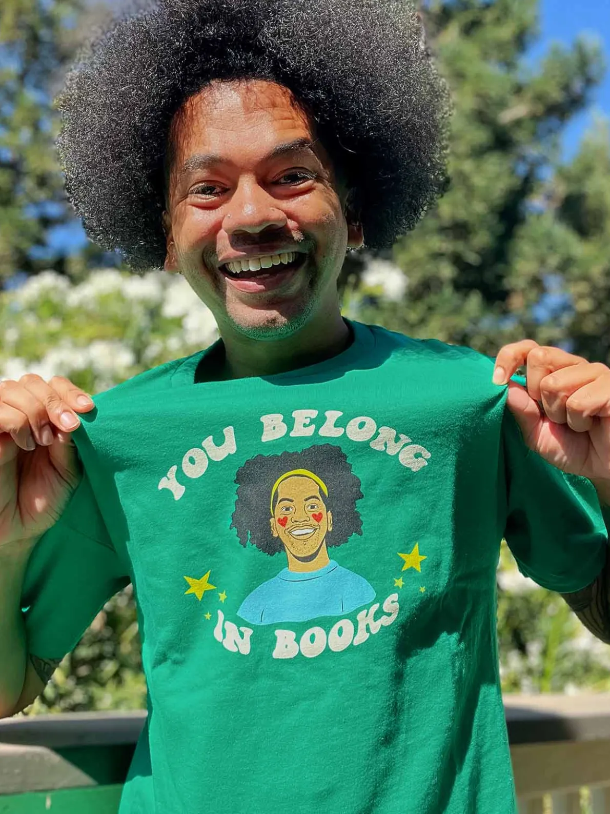 Mychal Threets: You Belong in Books Unisex T-Shirt