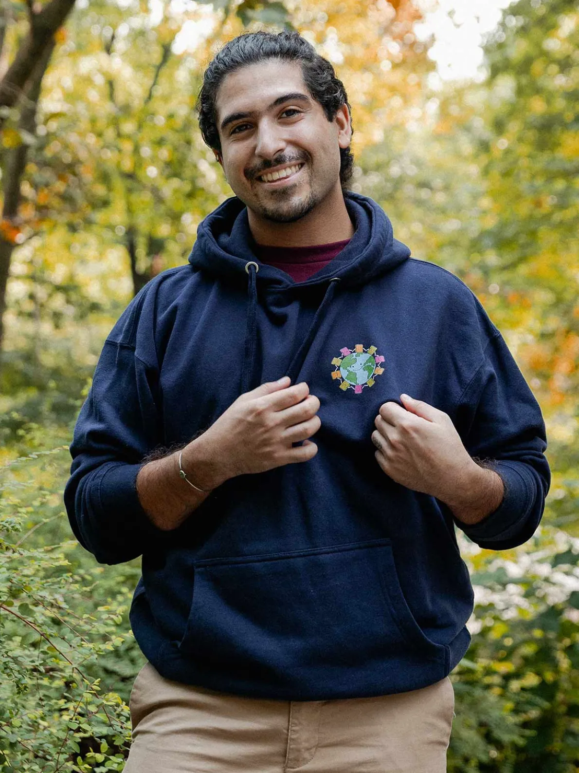 Only Planet with Books Unisex Hoodie (Print Shop)