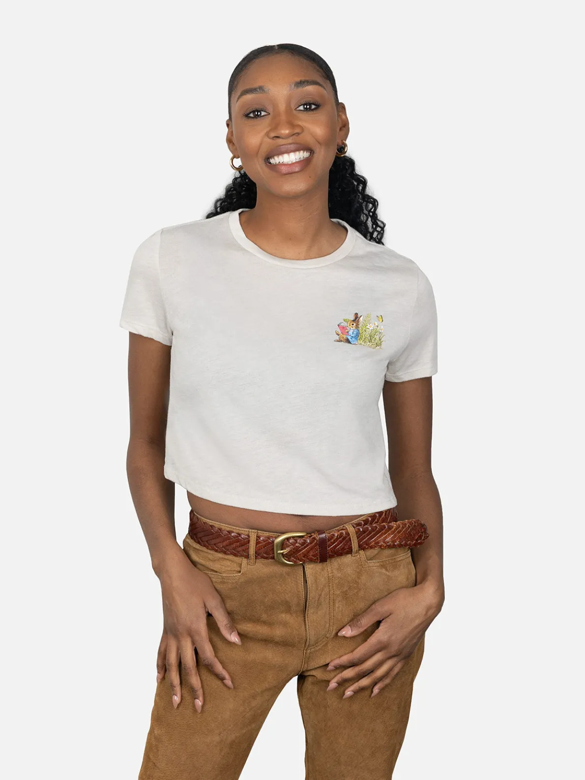 Peter Rabbit™ Women’s Flowy Crop T-Shirt