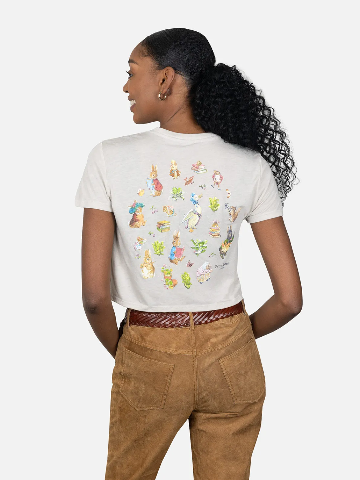 Peter Rabbit™ Women’s Flowy Crop T-Shirt