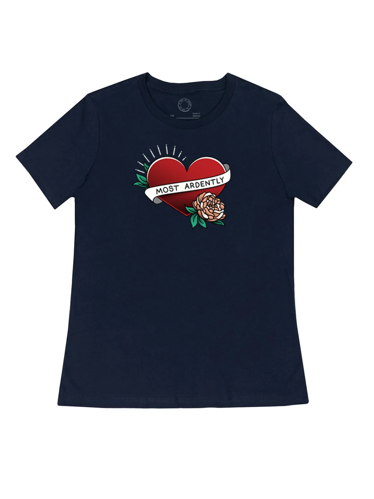 Pride and Prejudice - Most Ardently Women's Crew T-Shirt (Print Shop)