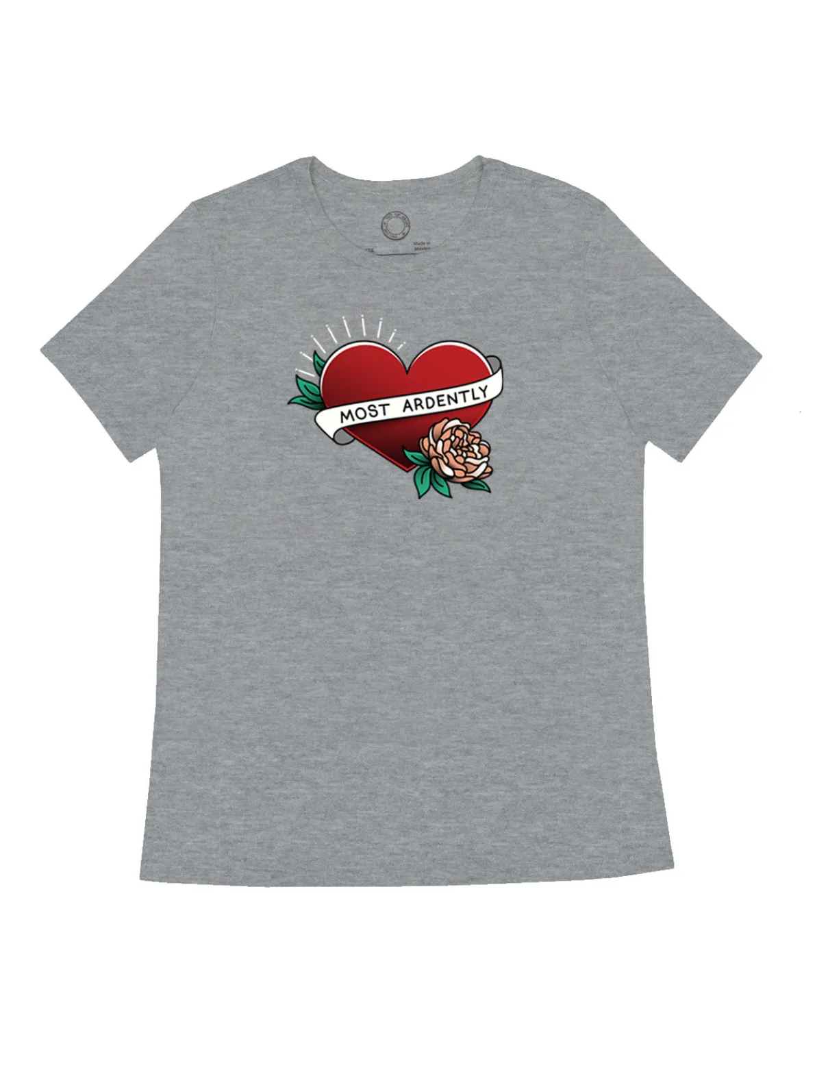 Pride and Prejudice - Most Ardently Women's Crew T-Shirt (Print Shop)