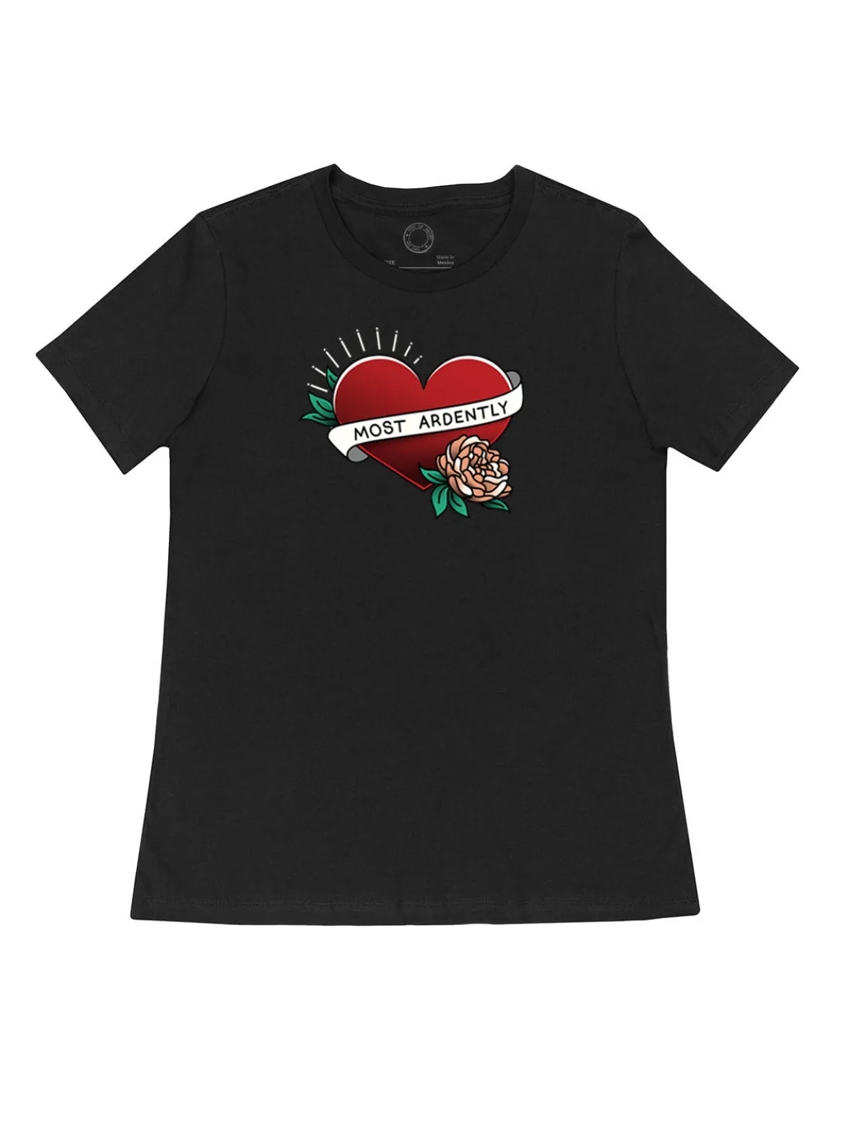 Pride and Prejudice - Most Ardently Women's Crew T-Shirt (Print Shop)