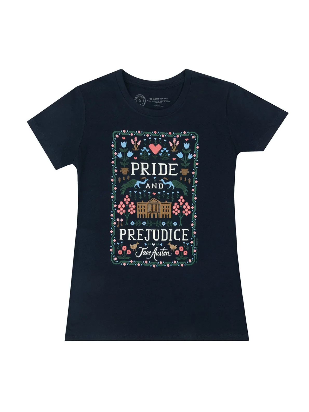 Pride and Prejudice (Puffin in Bloom) Women's Crew T-Shirt