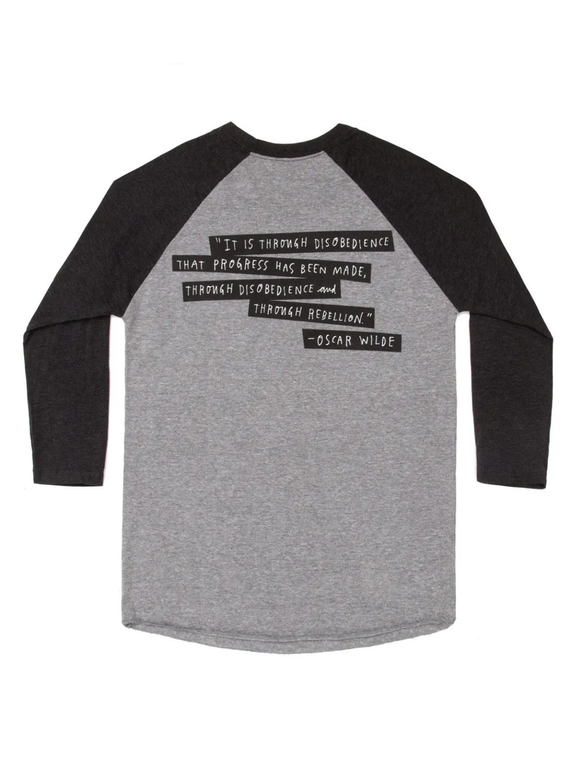 Punk Rock Authors Unisex 3/4-Sleeve Raglan