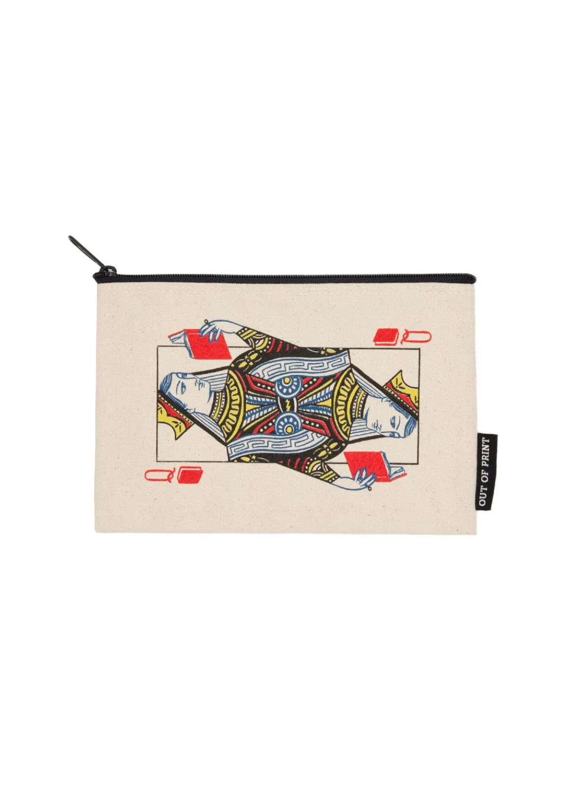 Queen of Books pouch