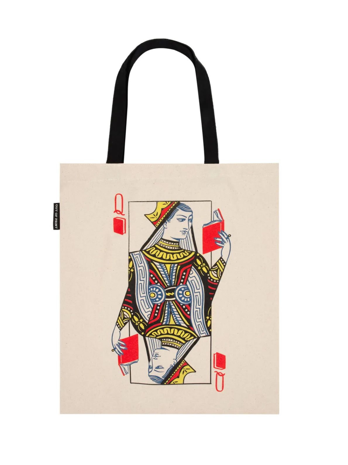 Queen of Books tote bag