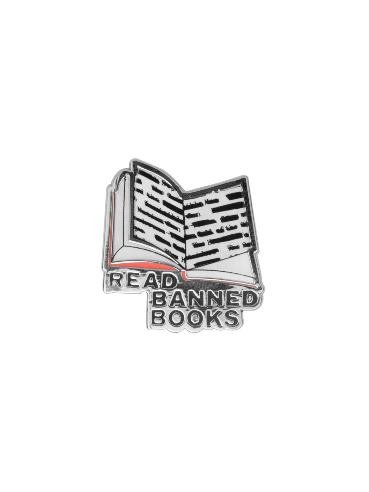Read Banned Books enamel pin