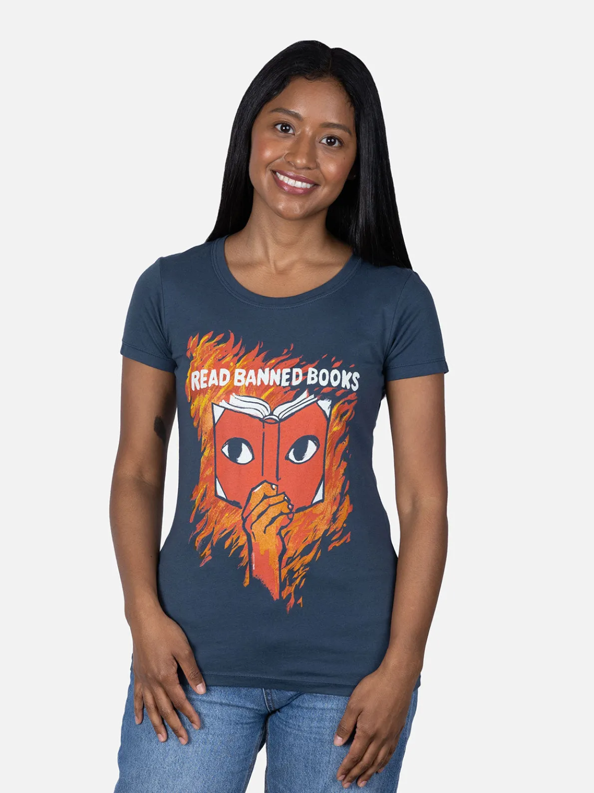 Read Banned Books Women's Crew T-Shirt
