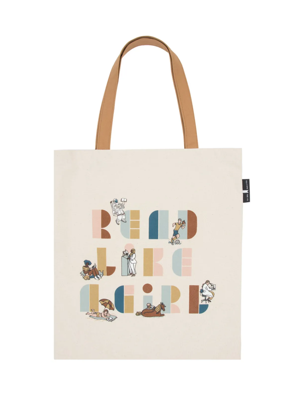 Read Like a Girl tote bag