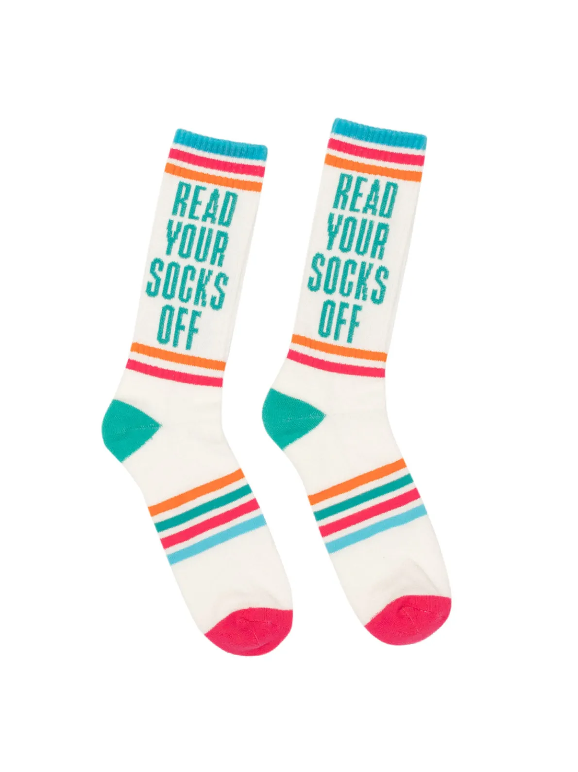 Read Your Socks Off gym socks