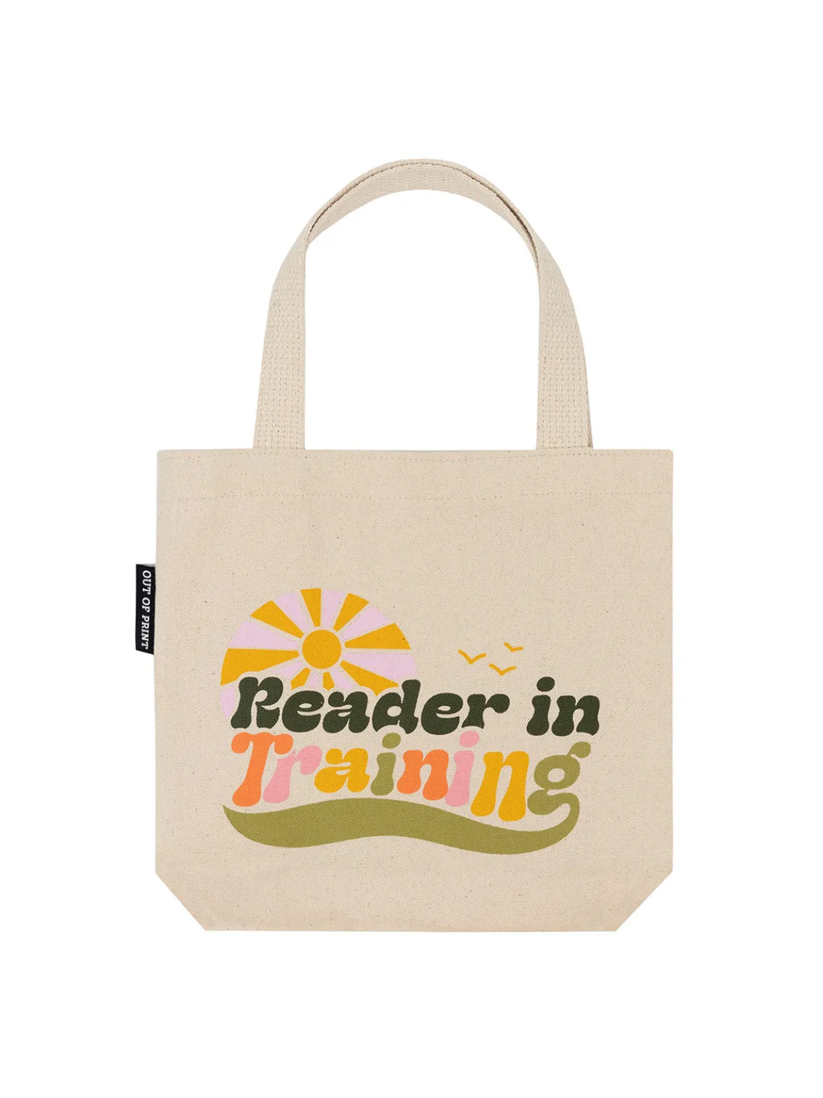 Reader in Training mini tote bag