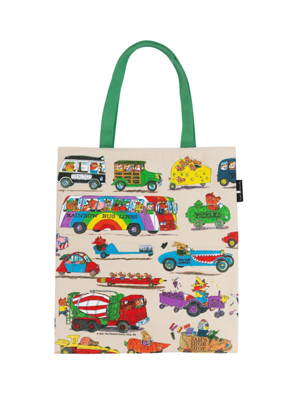 Richard Scarry - Cars and Trucks and Things That Go tote bag