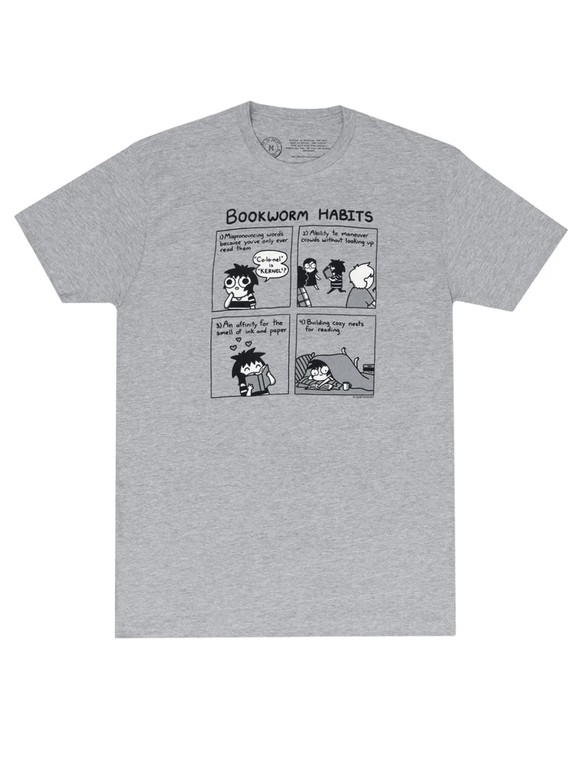 Sarah's Scribbles - Bookworm Habits Unisex T-Shirt