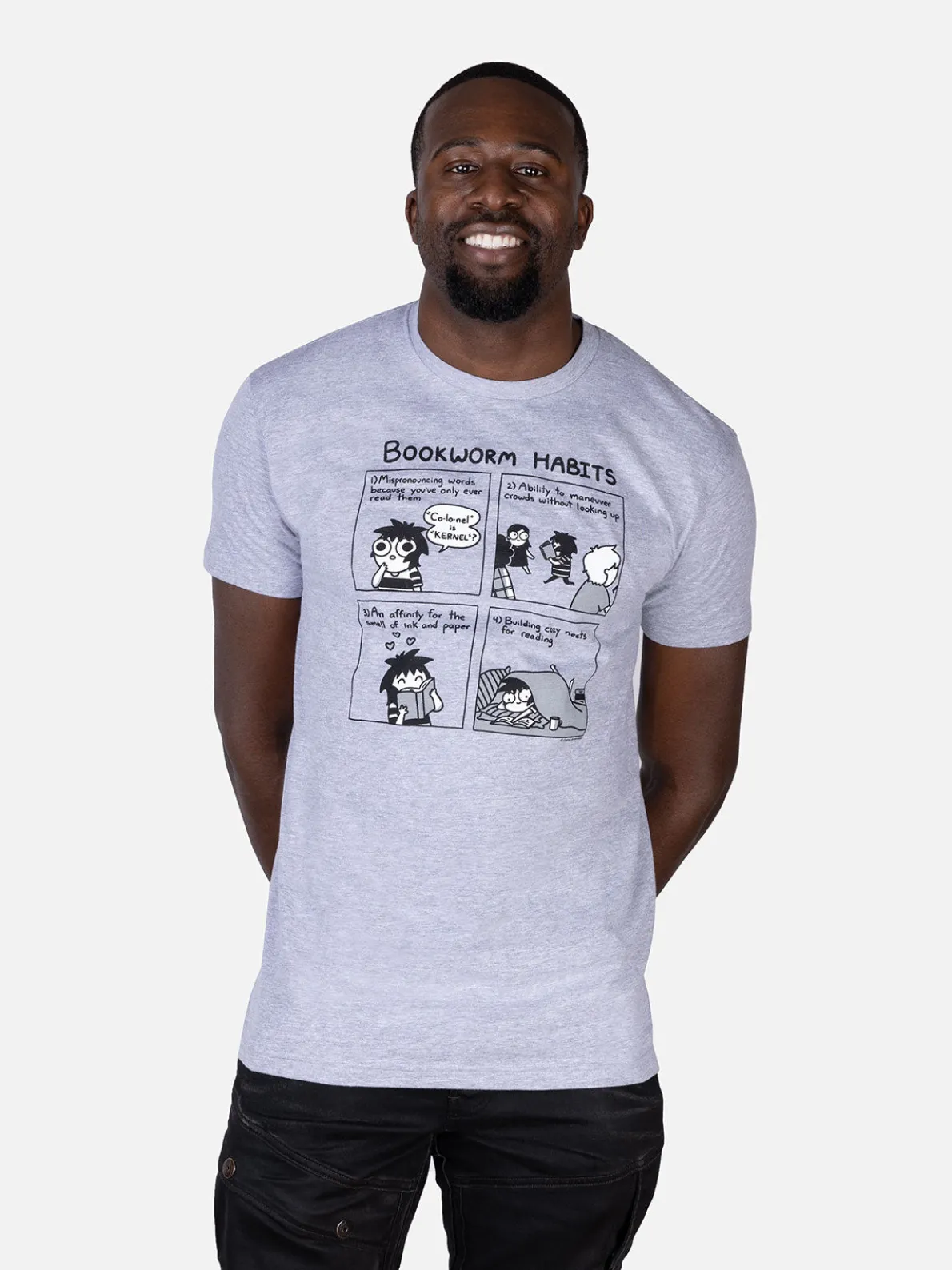 Sarah's Scribbles - Bookworm Habits Unisex T-Shirt