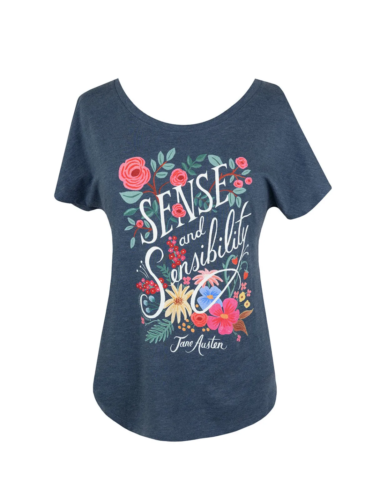 Sense and Sensibility (Puffin in Bloom) Women’s Relaxed Fit T-Shirt