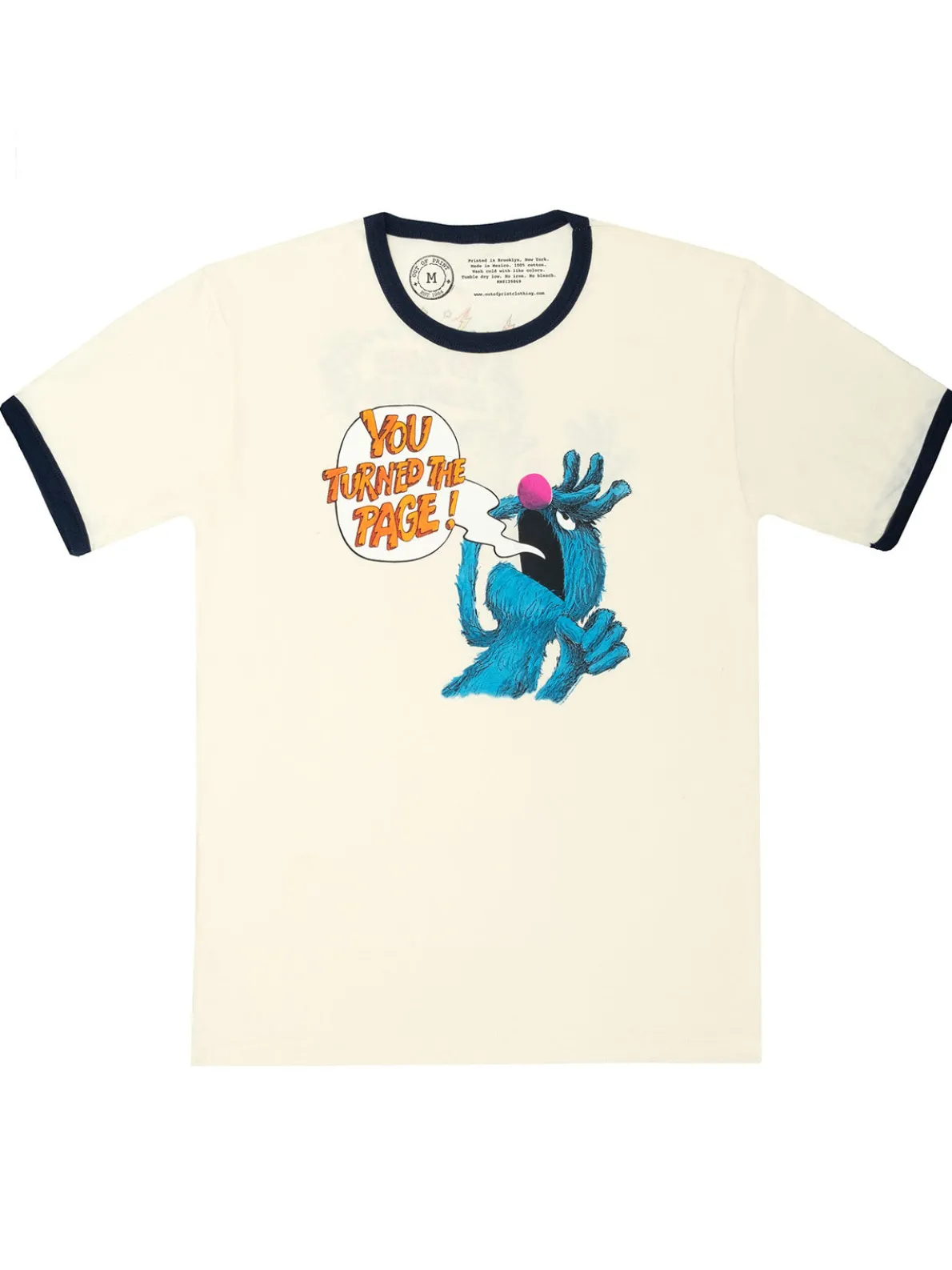 Sesame Street - The Monster at the End of This Book Unisex Ringer T-Shirt