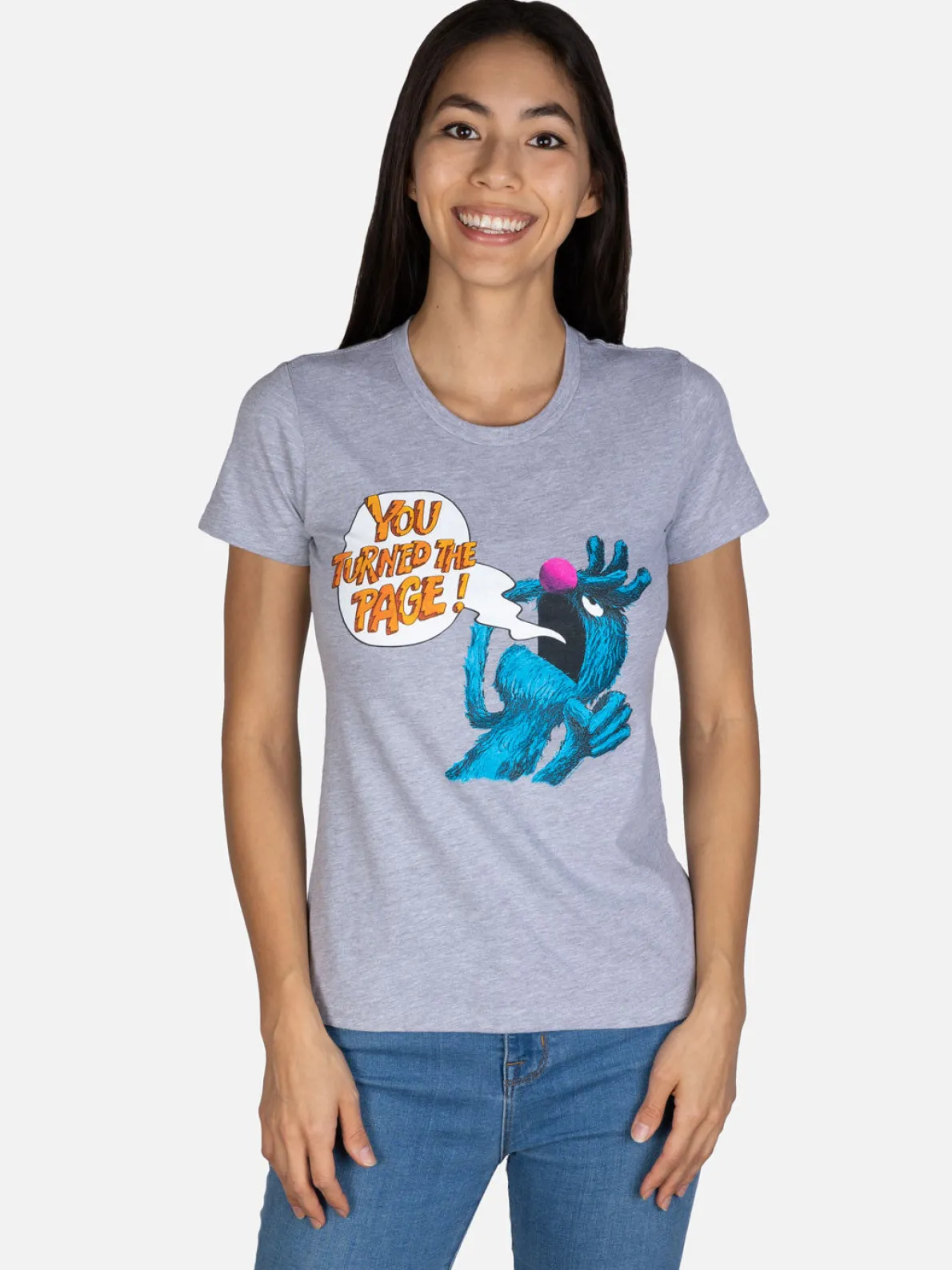 Sesame Street - The Monster at the End of This Book Women's Crew T-Shirt