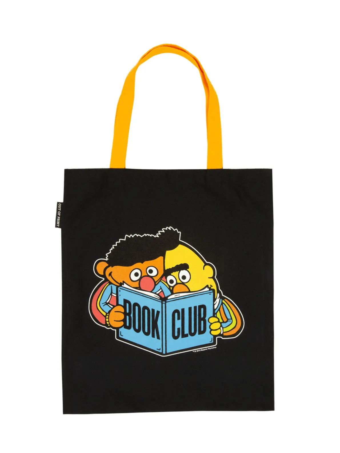 Sesame Street Bert and Ernie Book Club tote bag