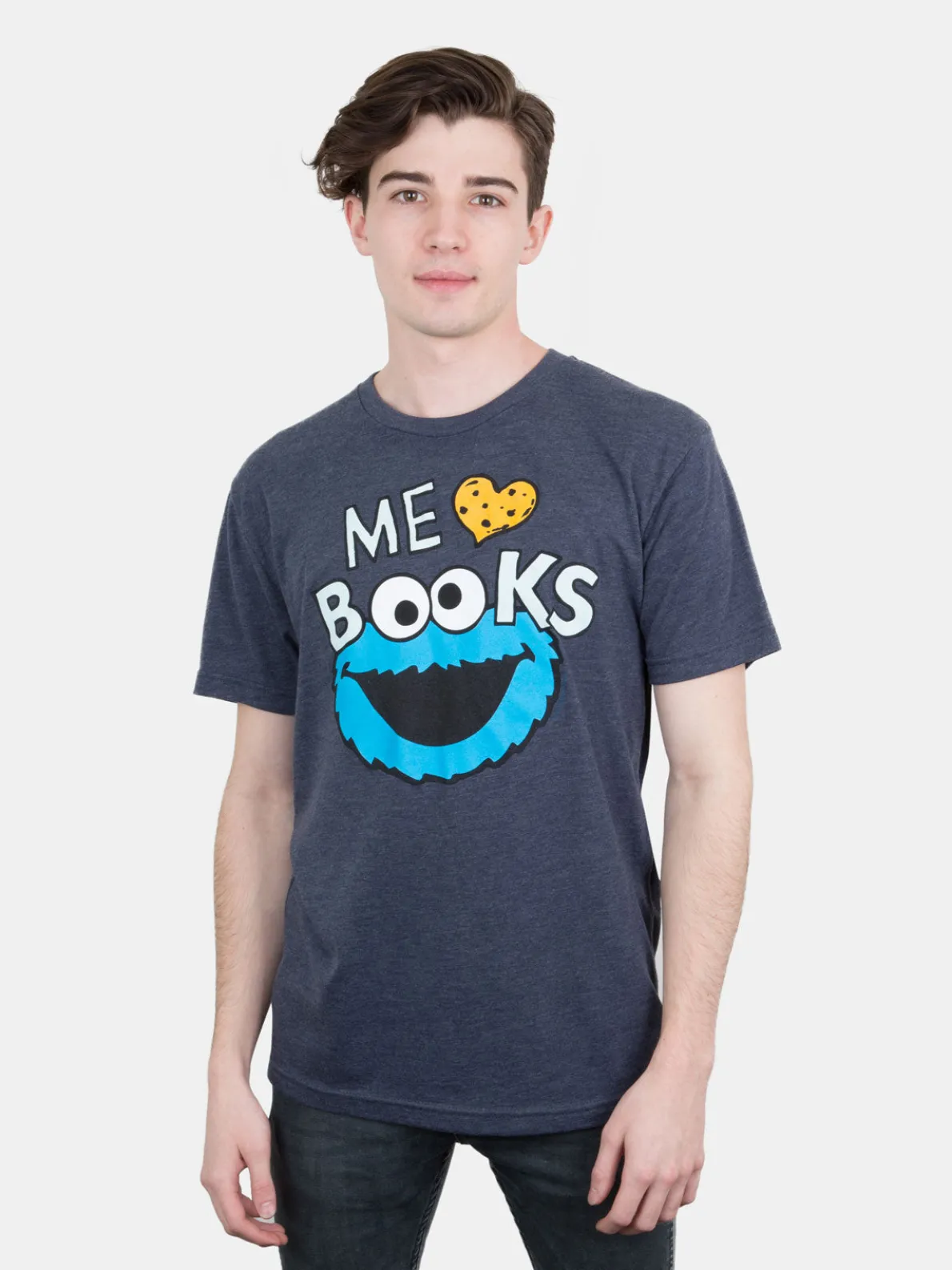 Sesame Street Cookie Monster - Me Love Books Unisex T-Shirt