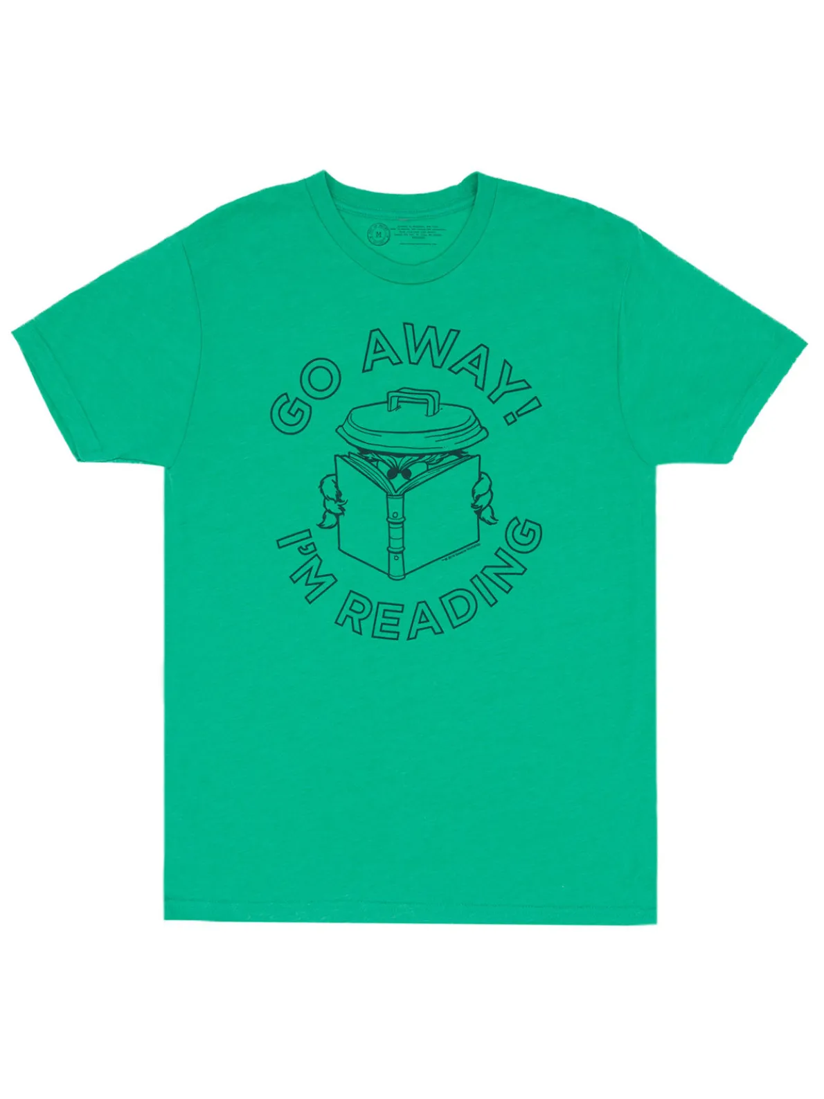 Sesame Street Oscar the Grouch - Go Away I'm Reading Unisex T-Shirt