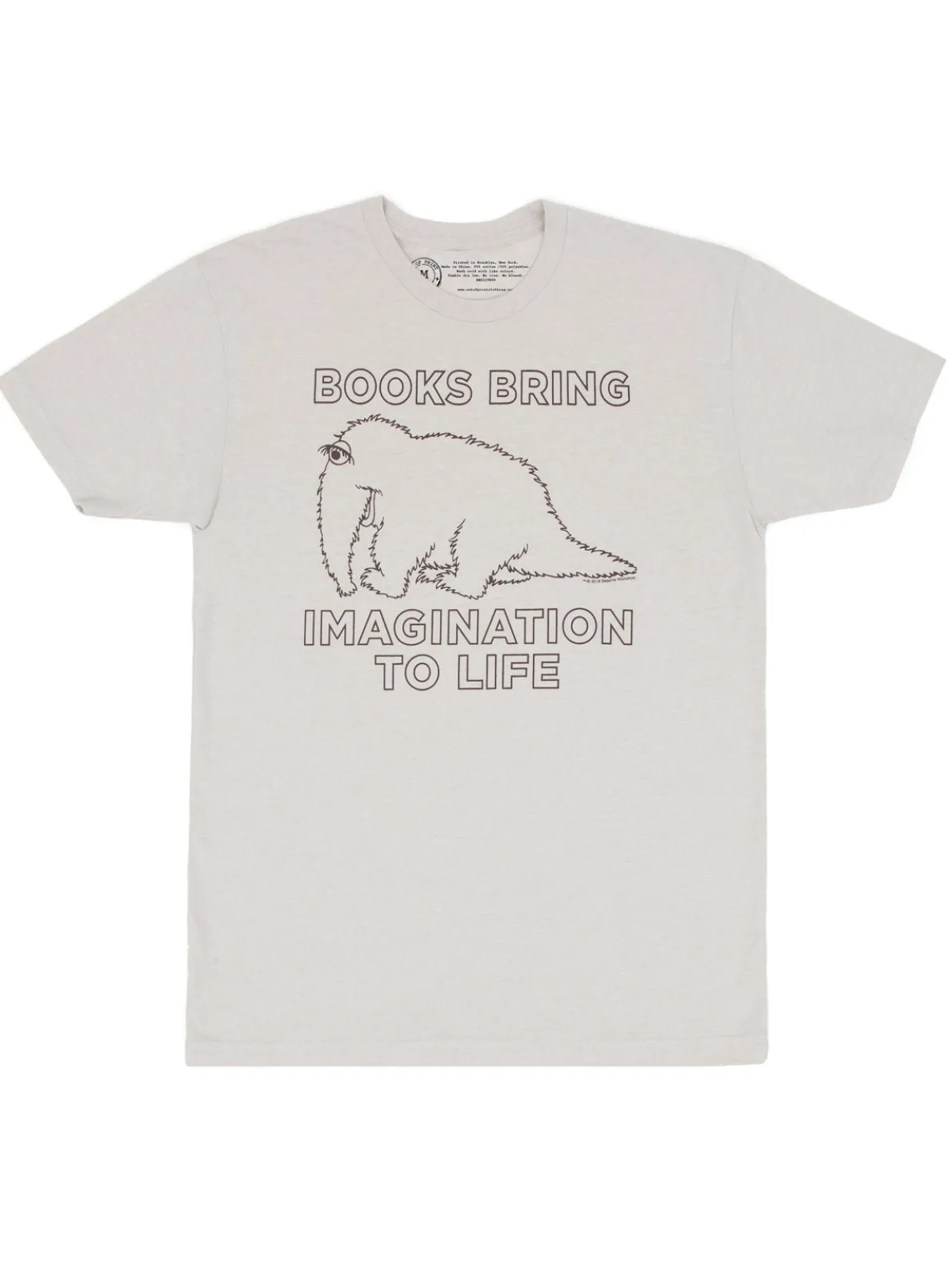 Sesame Street Snuffy - Books Bring Imagination to Life Unisex T-Shirt