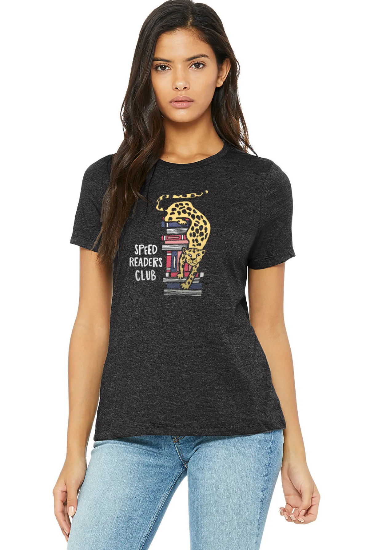 Speed Readers Club – Women's Crew T-Shirt (Print Shop)