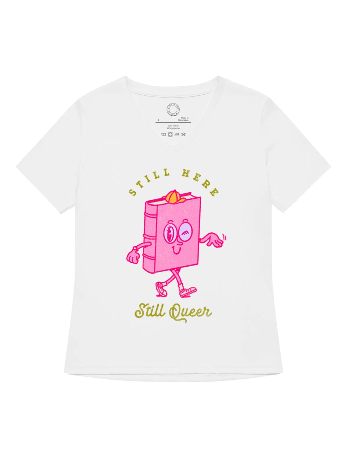 Still Here, Still Queer Women's V-Neck T-Shirt (Print Shop)